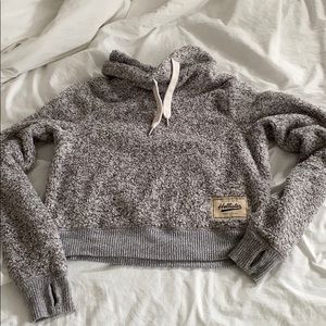 Hollister fuzzy sweatshirt